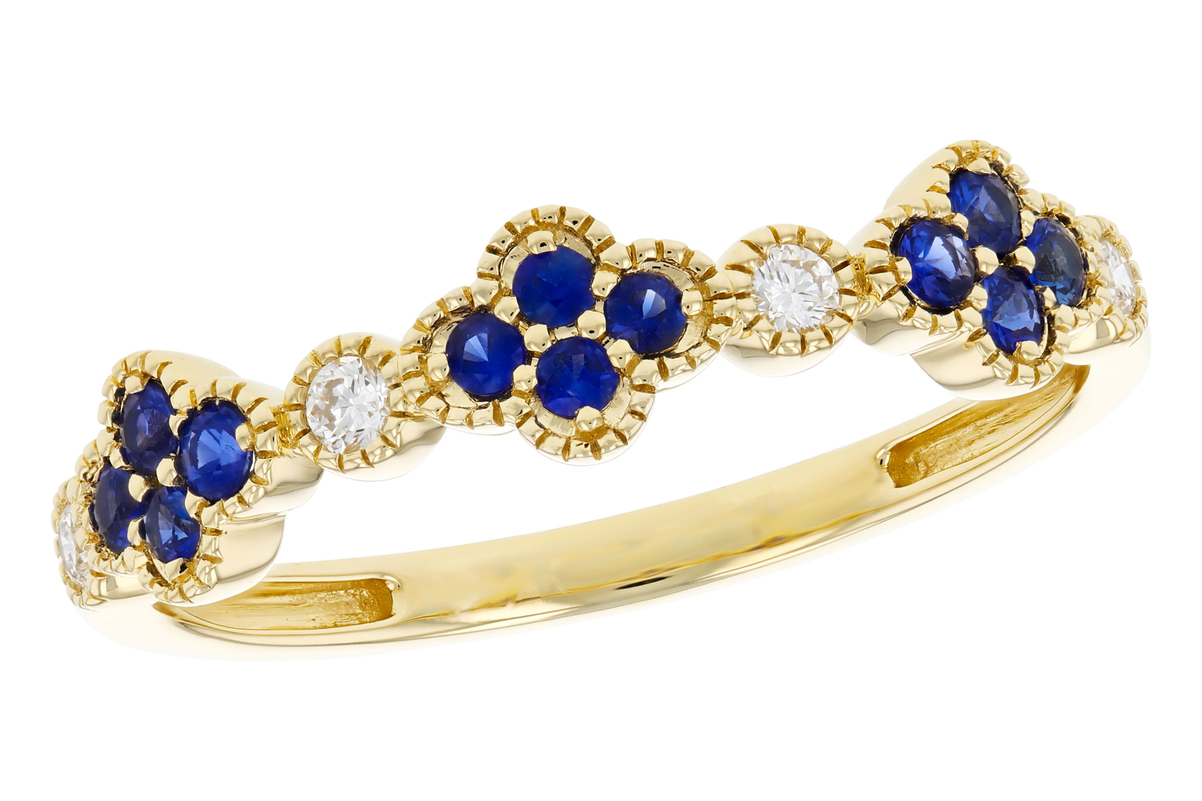 F294-49022: LDS WED RG .23 TW SAPPHIRE .31 TGW