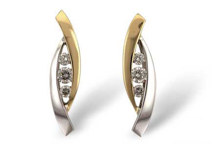 G019-08122: EARRINGS .27 TW