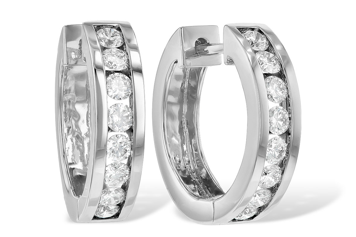 G204-49013: EARRINGS 1 CT TW