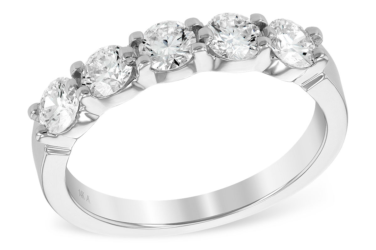 G204-49922: LDS DIA WED RG 1.00 TW (5 STONES)