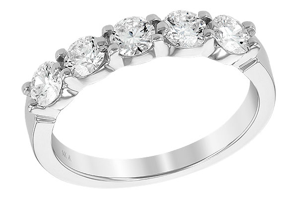 G204-49922: LDS DIA WED RG 1.00 TW (5 STONES)