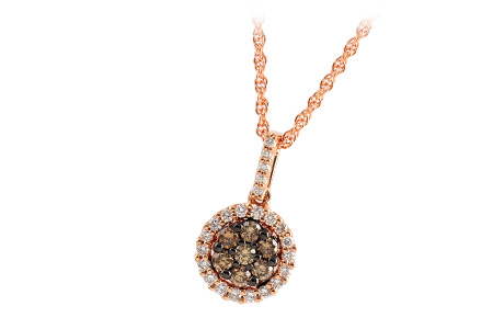 G205-44485: NECK .29 BROWN DIA .51 TW