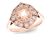 G207-22658: LDS RG .90 MORGANITE 1.05 TW