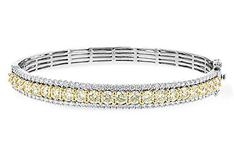 G208-12667: BANGLE 4.20 YELLOW DIAS 5.63 TW