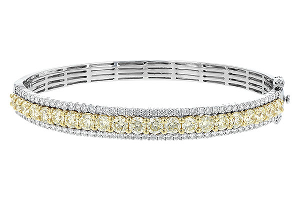 G208-12667: BANGLE 4.20 YELLOW DIAS 5.63 TW