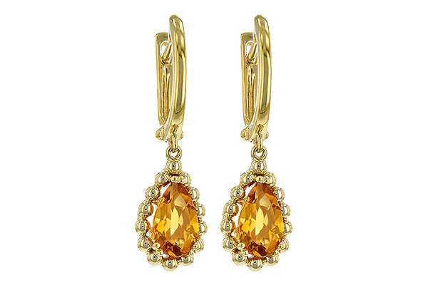G208-13613: EARR 1.40 CITRINE TW
