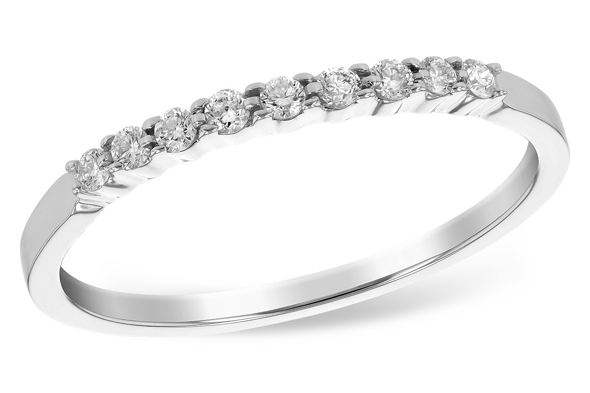 G208-14540: LDS WED RG .12 TW (9 STONES)