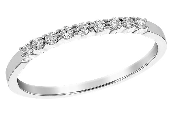 G208-14540: LDS WED RG .12 TW (9 STONES)