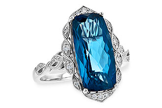 G209-01731: LDS RG 6.75 LONDON BLUE TOPAZ 6.90 TGW