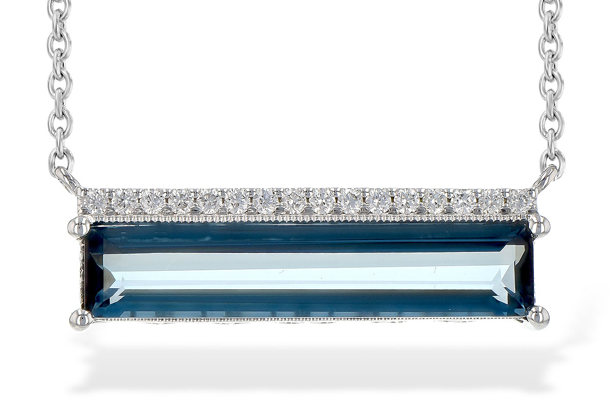 G209-06322: NECK 2.70 LONDON BLUE TOPAZ 2.80 TGW