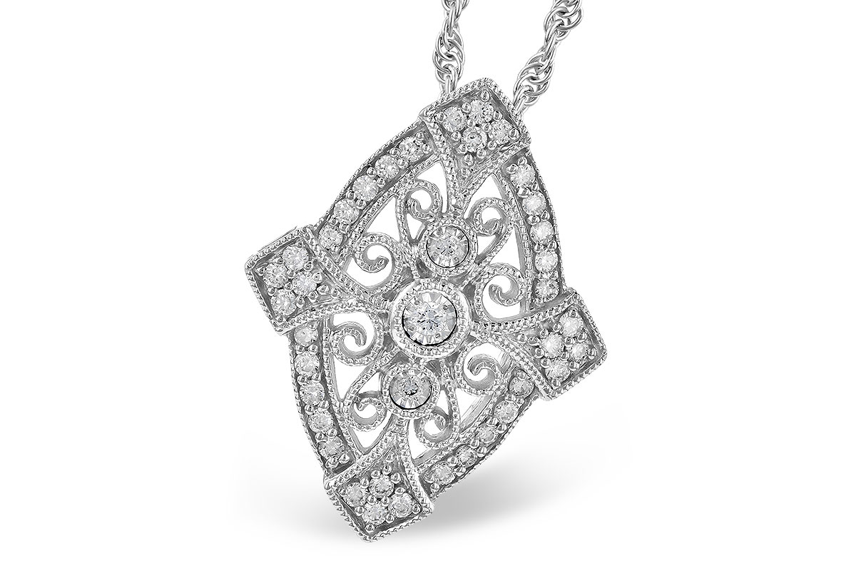 G291-74522: NECKLACE .20 TW