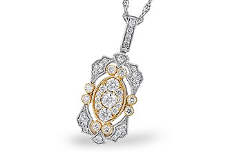 G291-79040: NECKLACE .50 TW