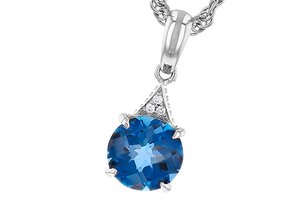 G292-69031: NECK 1.60 LONDON BLUE TOPAZ 1.61 TGW (7MM RD)