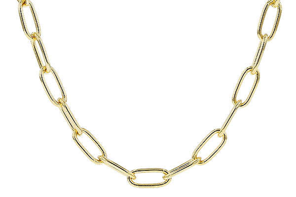G292-69994: PAPERCLIP SM (8IN, 2.40MM, 14KT, LOBSTER CLASP)
