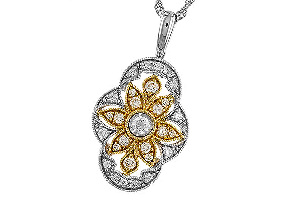 G292-70894: NECKLACE .33 TW