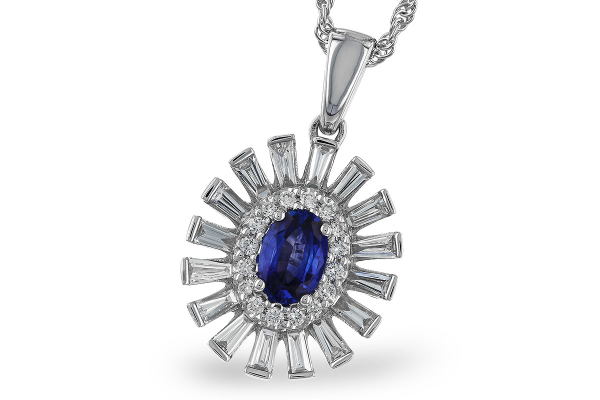 G292-71749: NECK .60 SAPPHIRE TW 1.12 TGW (6x4MM SAPP)