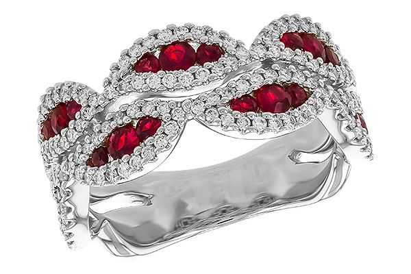 G292-72713: LDS WED RG .70 TW RUBY 1.11 TGW