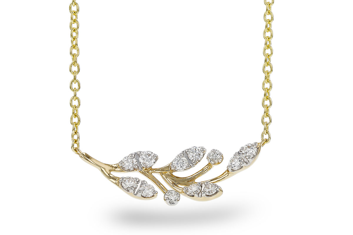 G293-58094: NECKLACE .32 TW (18")