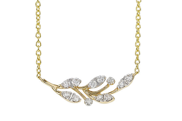 G293-58094: NECKLACE .32 TW (18")