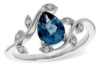 G293-59058: LDS RG 1.20 LONDON BLUE TOPAZ 1.26 TGW (8x6MM LBT)