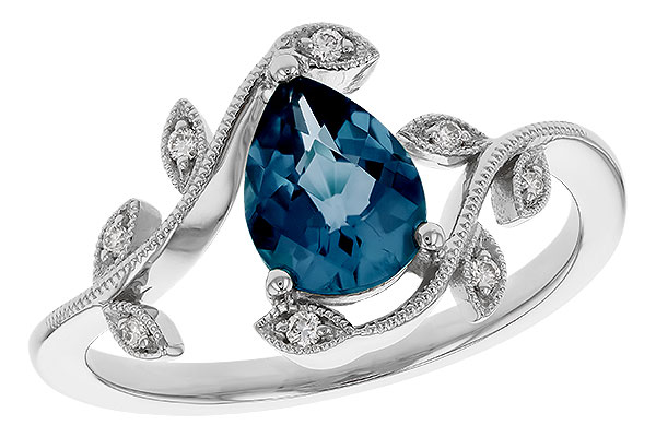 G293-59058: LDS RG 1.20 LONDON BLUE TOPAZ 1.26 TGW (8x6MM LBT)