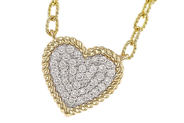 G293-60831: NECKLACE .32 TW (18")