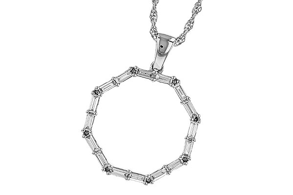 G293-60840: NECKLACE .35 TW BAG DIAS