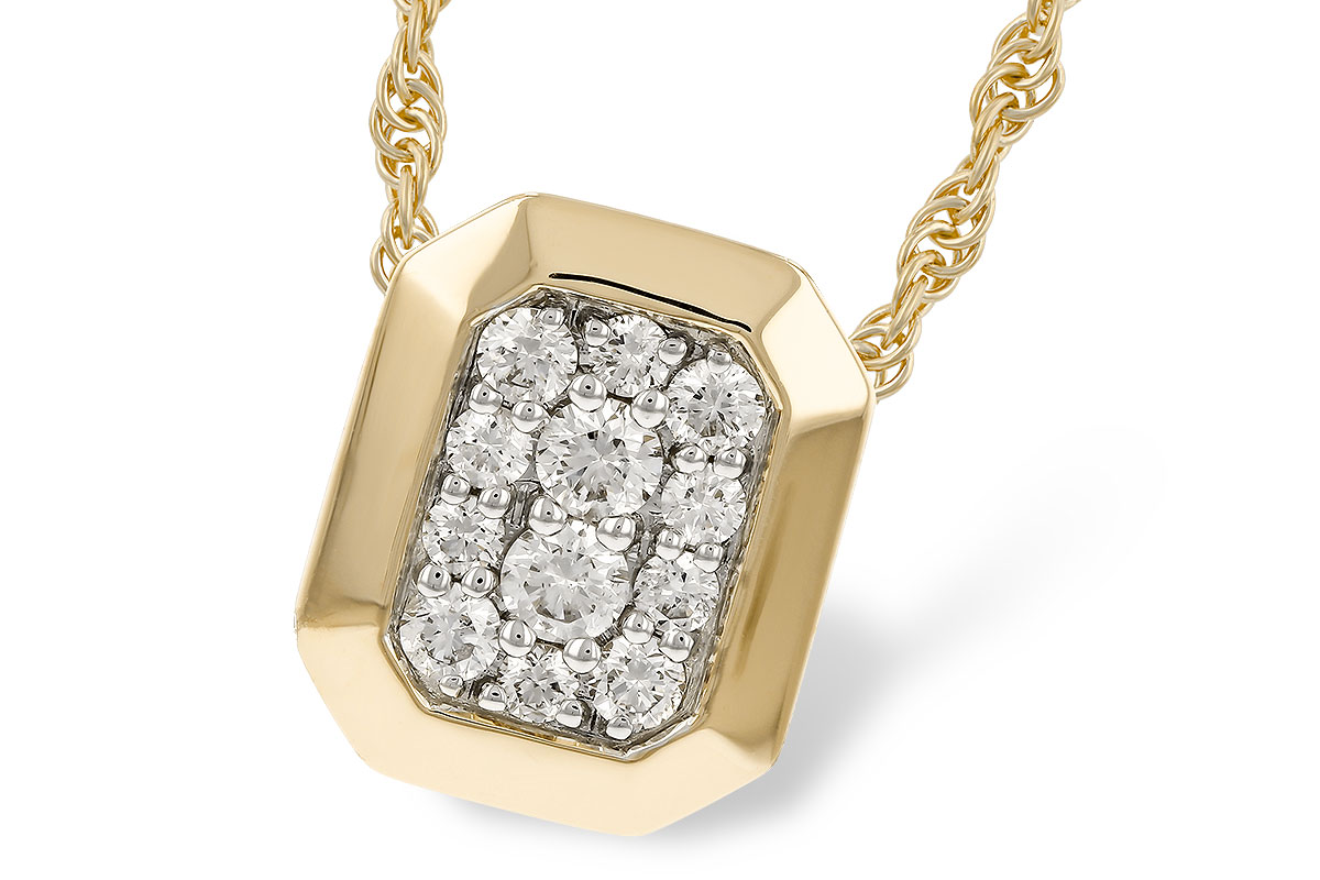 G293-61740: NECKLACE .25 TW
