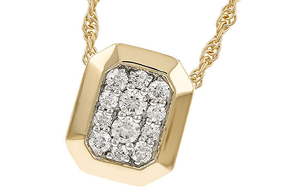 G293-61740: NECKLACE .25 TW