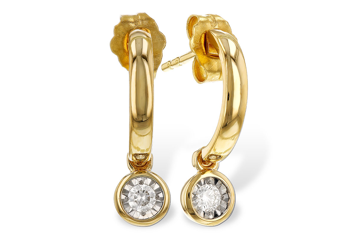 G293-61776: EARRINGS .10 TW