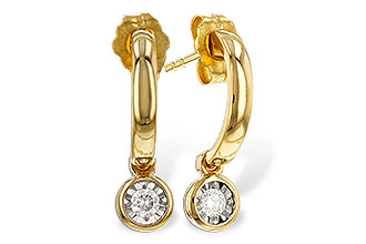 G293-61776: EARRINGS .10 TW
