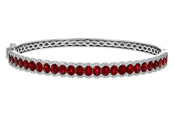 G293-62640: BANGLE 5.04 TW RUBY 5.60 TGW