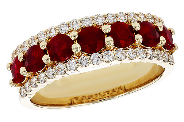 G294-46313: C207-21804 W/RUBY 1.26 TW RUBY 1.70 TGW