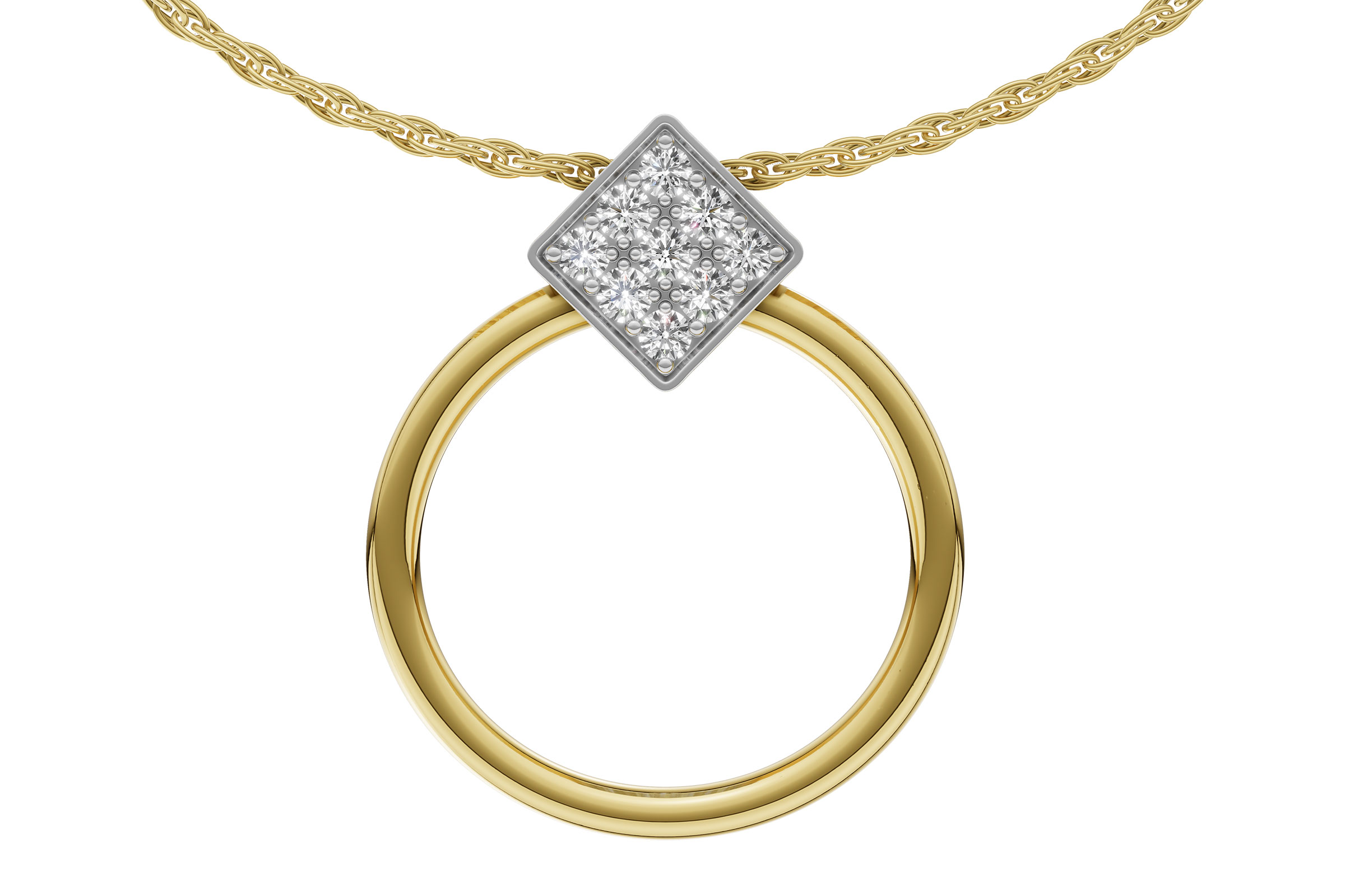 G294-47213: NECKLACE .25 TW