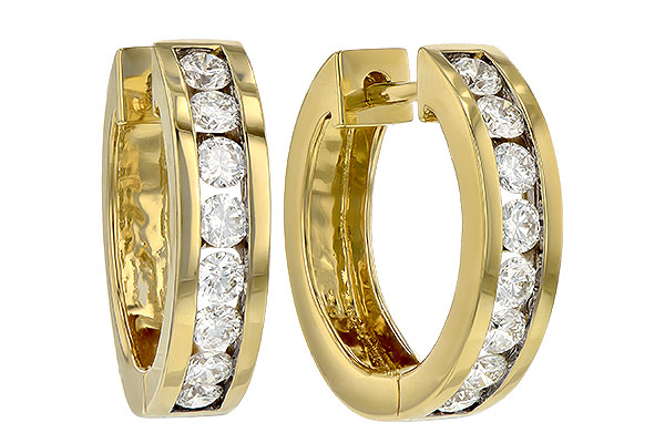 H019-93622: EARRINGS 1 CT TW