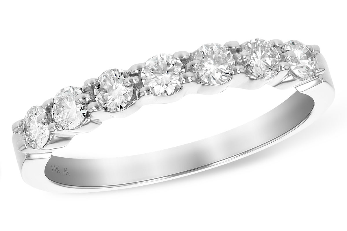 H111-79085: LDS DIA WED RG .50 TW (7 STONES)