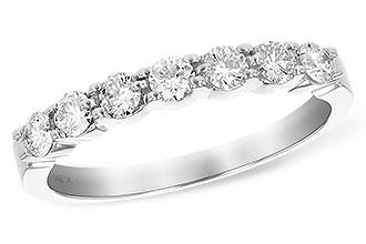 H111-79085: LDS DIA WED RG .50 TW (7 STONES)