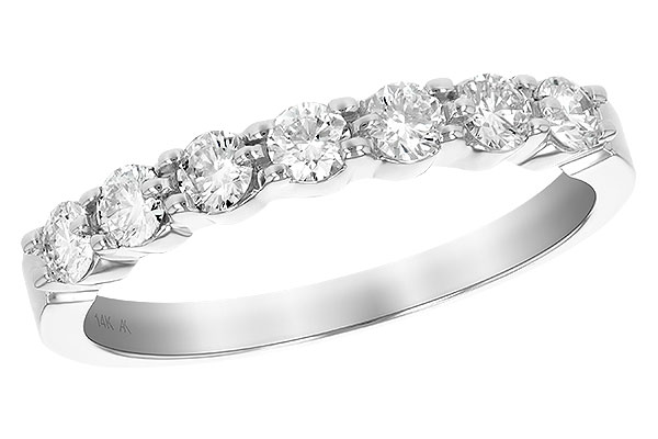 H111-79085: LDS DIA WED RG .50 TW (7 STONES)