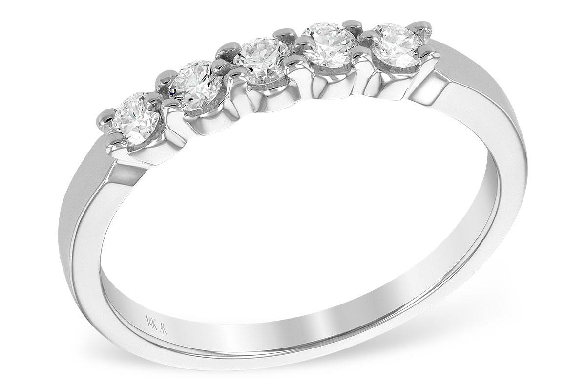 H204-49922: LDS DIA WED RG .25 TW (5 STONES)