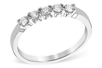 H204-49922: LDS DIA WED RG .25 TW (5 STONES)