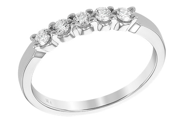 H204-49922: LDS DIA WED RG .25 TW (5 STONES)