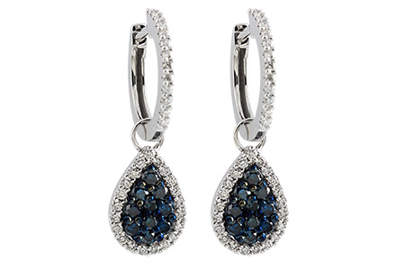 H205-45403: EARR .50 BLUE DIA .95 TW
