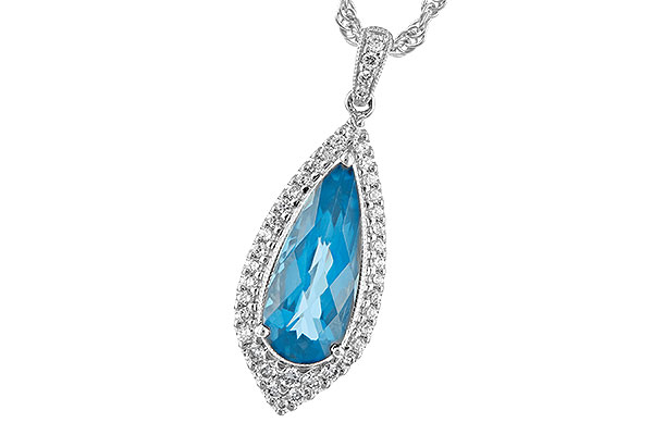 H208-12658: NECK 2.40 BLUE TOPAZ 2.65 TGW