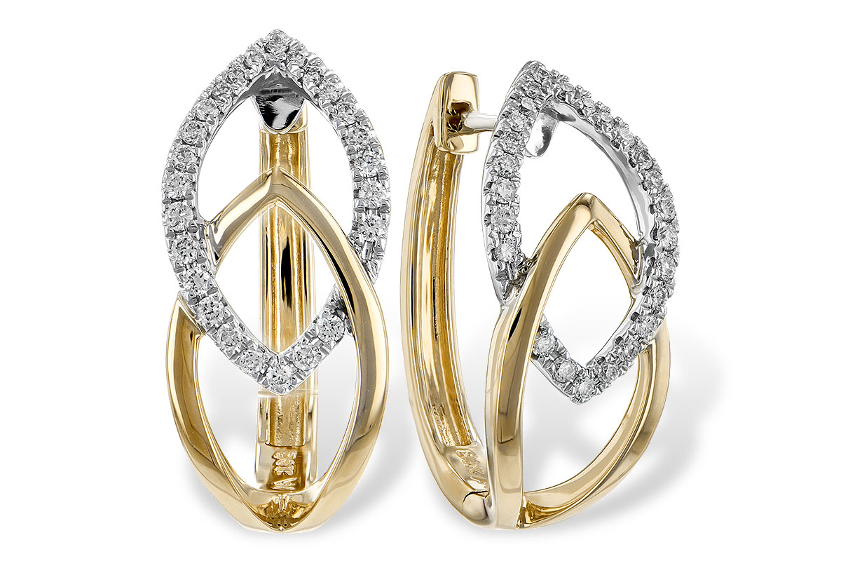 H208-17258: EARRINGS .25 TW