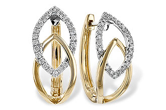 H208-17258: EARRINGS .25 TW