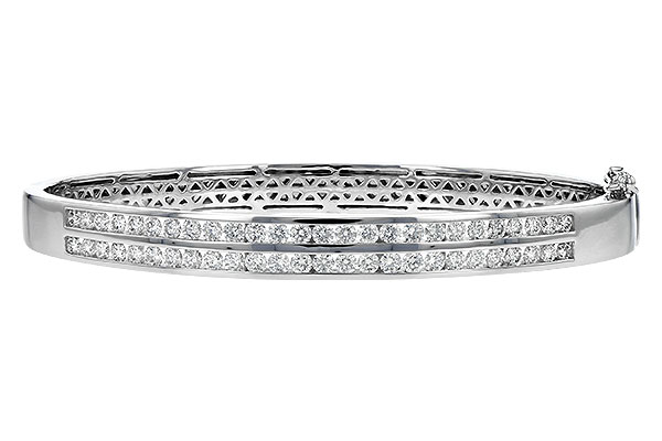 H208-18149: BANGLE BRACELET 2.00 TW (2 ROW)