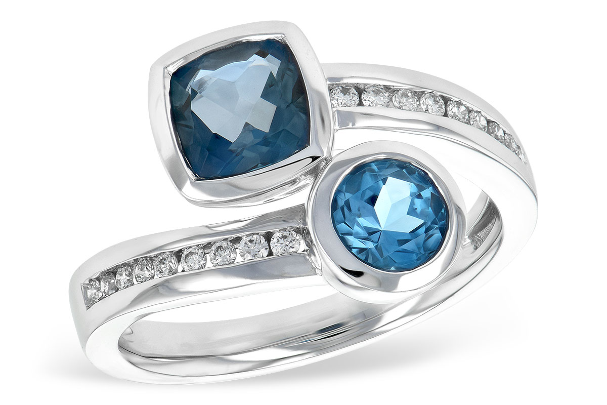 H208-18167: LDS RG 1.55 TW BLUE TOPAZ 1.70 TGW