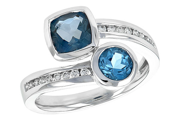 H208-18167: LDS RG 1.55 TW BLUE TOPAZ 1.70 TGW