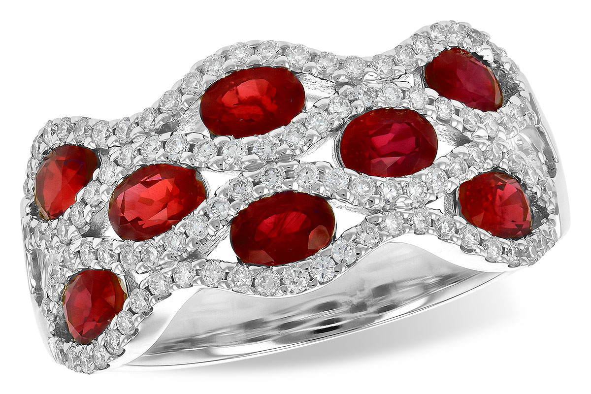 H209-06340: LDS WED RG 1.80 TW RUBY 2.18 TGW