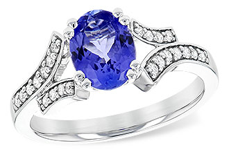 H209-07267: LDS RG 1.15 TANZANITE 1.30 TGW